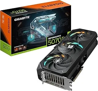 GIGABYTE Geforce RTX 5070 Ti Gaming pci_e_x16 OC 16G Graphics Card, 16GB 256-Bit GDDR7, Pcie 5.0, WINDFORCE Cooling System, GV-N507TGAMING OC-16GD Video Card