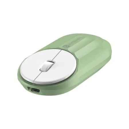 Portronics Toad 6 Bluetooth Wireless Mouse with 2.4 GHz USB Receiver, Multi-Device Pairing, Built in Battery, 1200 DPI Sensor(Green)