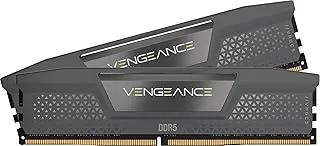 CORSAIR Vengeance DDR5 RAM 32GB (2x16GB) 6000MHz CL30 AMD Expo iCUE Compatible Computer Memory - Gray (CMK32GX5M2B6000Z30)
