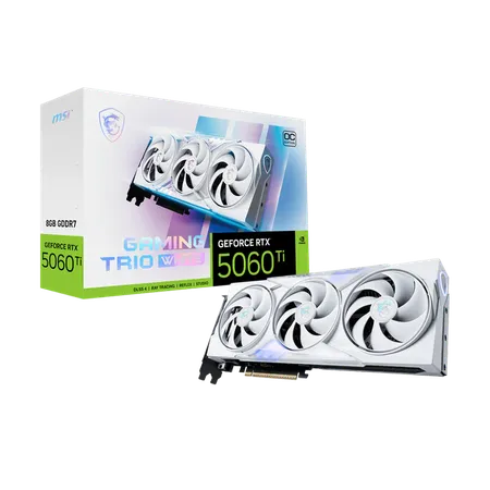 MSI GeForce RTX 5060 Ti Gaming Trio OC White 16GB Nvidia Graphic Card