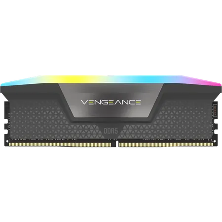 Corsair VENGEANCE RGB 32GB (16GB x 2) DDR5 6000Mhz CL38 AMD EXPO & Intel XMP Desktop Memory (RAM) Black
