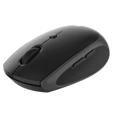 Portronics Toad 30 Wireless Mouse with 2.4 GHz Connectivity, USB Receiver, 6 Buttons, Adjustable DPI, Silicon Grip & Ergonomic Design for PC, Laptop, Mac (White)