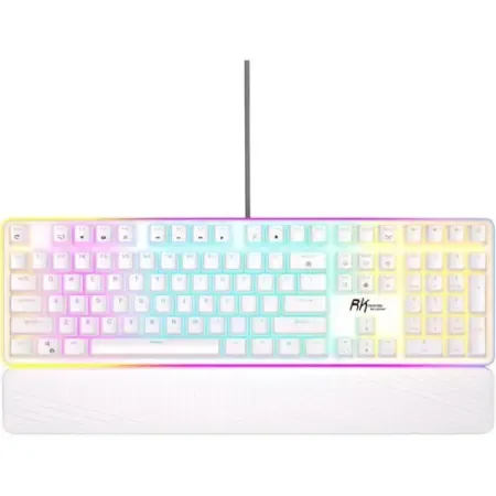 RK ROYAL KLUDGE RK918 Wired Mechanical Keyboard Blue Switch – White