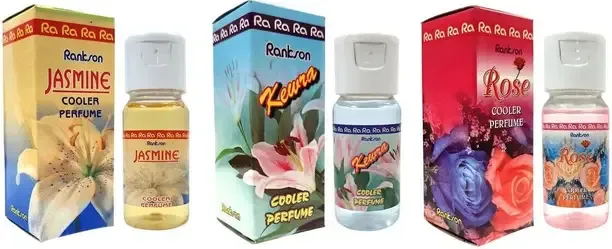 Rankson Jasmine, Fresh, Rose Diffuser Rose, Jasmine & Kewra Cooler Perfume | Long Lasting Fragrance for Homes