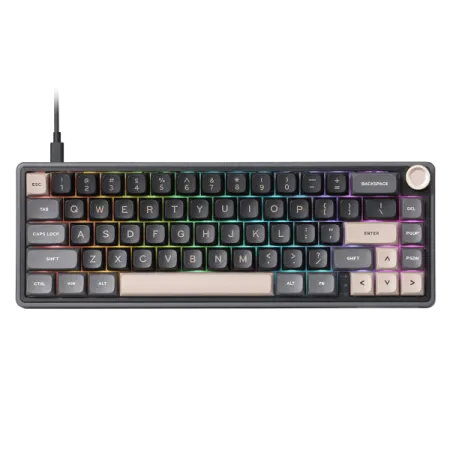 RK ROYAL KLUDGE R65 Phantom Wired Gaming Keyboard Chartreuse Switch