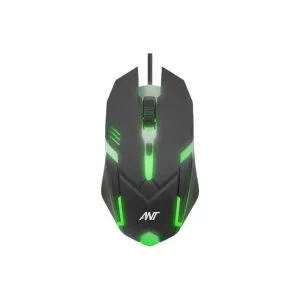Ant GM46 Black RGB Wired Gaming Mouse with 2400 DPI