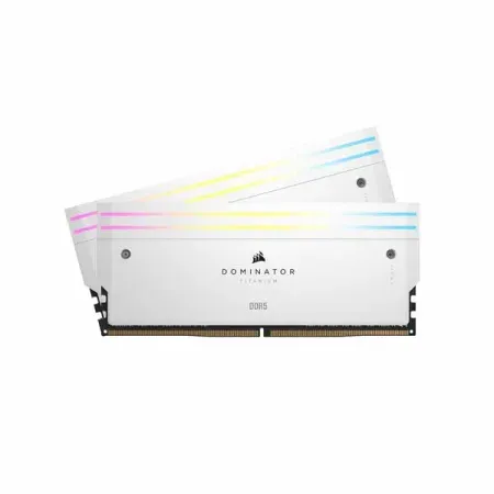 CORSAIR Dominator Titanium 96GB (2x48GB) DDR5 6600Mhz CL32 Memory (White)