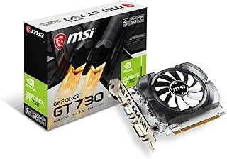 MSI N730-4GD3V2 Graphics Card - 4GB DDR3, PCI Express Gen 2, 128-bit, DVI, D-Sub, HDMI 1.4a