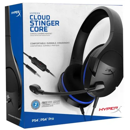 HYPERX Cloud Stinger Wired 3.5mm Stereo Gaming Headphone ( Black ) ( PC Mobile / PS4 / Xbox )