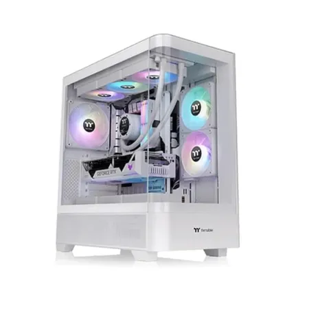 Thermaltake View 290 TG ARGB ATX Mid Tower Computer Case with Curved Tempered Glass