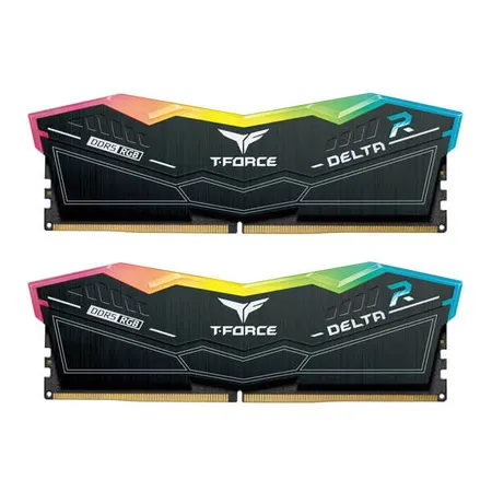 TeamGroup T-Force Delta RGB 64GB (32GBx2) DDR5 5200MHz CL40 Desktop RAM (Black)