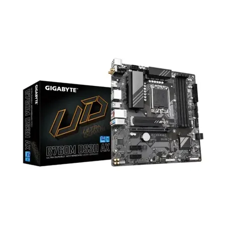 Gigabyte B760M Ds3h AX DDR5 Intel 13th and 12th Gen LGA 1700 M-ATX Motherboard Supports Intel 12th, 13th & 14th Gen Processors14