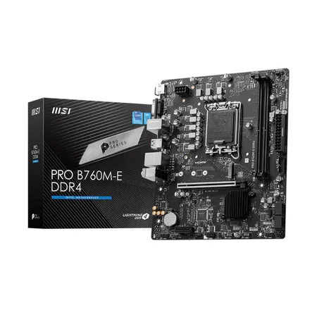 MSI Pro B760M-E DDR4 Intel Motherboard Supports Intel 12th , 13th & 14th Gen Processors