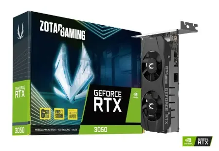 ZOTAC GEFORCE RTX 3050 6GB GDDR6 LOW-PROFILE GRAPHIC CARD