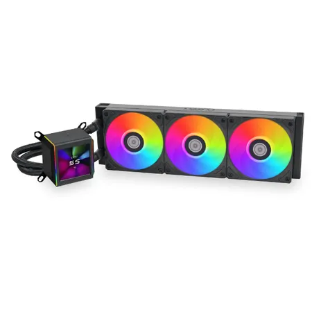Lian Li Galahad II LCD 360 AIO CPU Cooler - Black...
