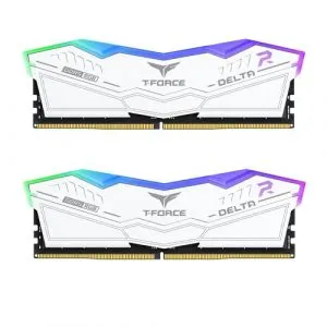TeamGroup T-Force Delta RGB 32GB (2x16GB) DDR5 White (FF4D532G6400HC40BDC01)