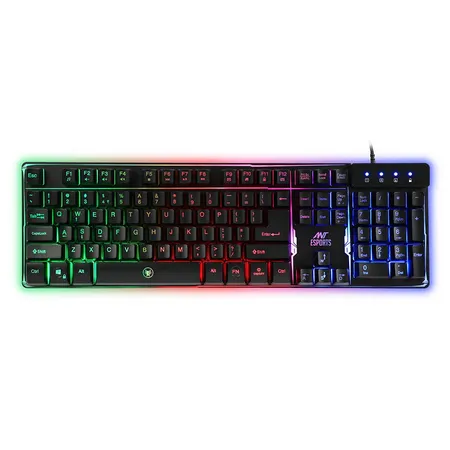 ANT ESPORTS MK700 PRO BACKLIT RAINBOW COLOR GAMING KEYBOARD