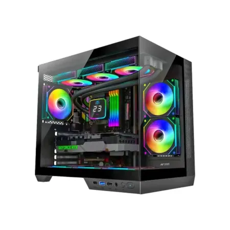 Ant Esports Crystal X4 Argb Atx Mid Tower Cabinet (Grey) (CRYSTAL-X4-ARGB-GREY)