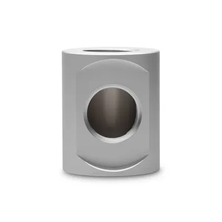 EK-Quantum Torque - 3 Way Female T Splitter - Satin Titanium