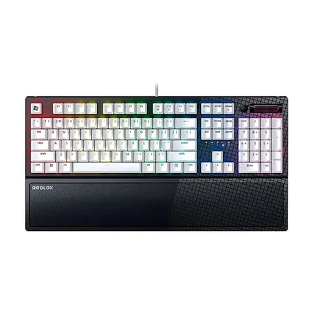 RAZER BlackWidow V3 RGB Mechanical Full Size Wired Gaming Keyboard ( Quartz ) ( Green Switch )