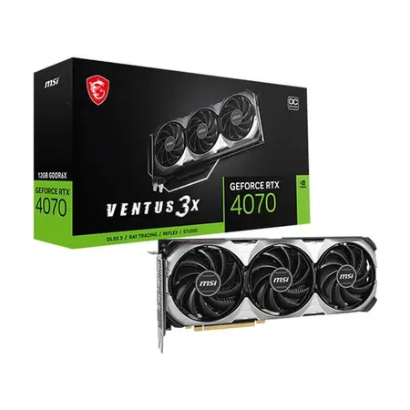 MSI GeForce RTX 4070 VENTUS 3X 12G 12GB GDDR6X Graphic Card