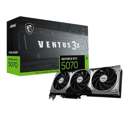 MSI GeForce RTX 5070 Ventus 3X OC 12GB Nvidia Graphic Card