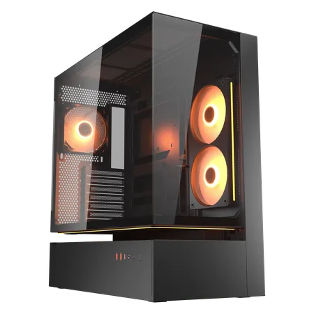 Cougar CFV235 Glass Black Mid Tower Cabinet