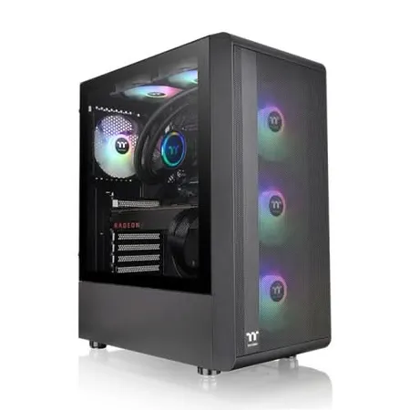 Thermaltake S200 TG ARGB Tempered Glass Snow ATX Mid Tower Computer Case