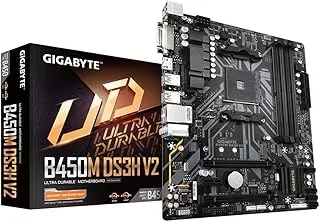 GIGABYTE B450M DS3H V2 (AMD Ryzen AM4/Micro ATX/M.2/HMDI/DVI/USB 3.1/DDR4/Motherboard)