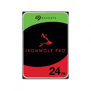 Seagate IronWolf Pro 24TB NAS 7200 RPM SATA CMR 512MB Cache Enterprise HDD