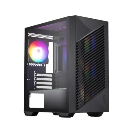 MSI PRO FORGE M050A M-ATX Mini Tower Cabinet (Black)