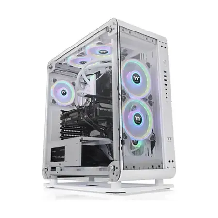 Thermaltake Core P6 TG Snow ATX Mid Tower Cabinet White (CA-1V2-00M6WN-00)