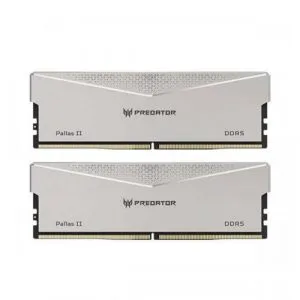 ACER Predator Pallas ll 64GB ( 32GBx2 ) DDR5 6000MHz RAM (Silver) ( CL30 )