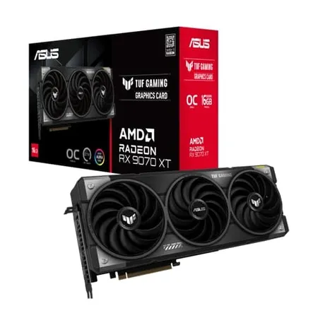 ASUS TUF Gaming RX 9070 XT OC Edition 16GB GDDR6 Graphics Card