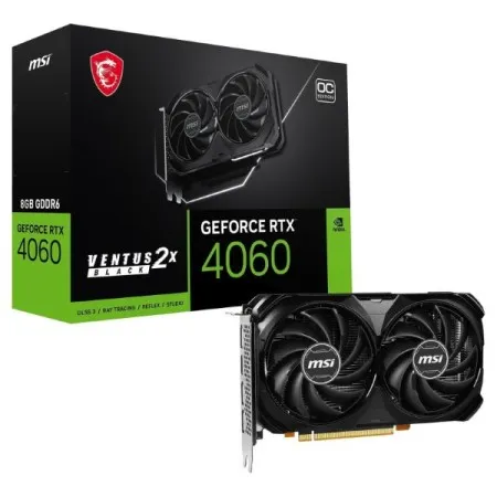 MSI GeForce RTX 4060 Ventus 2x Black 8G OC Graphic Card