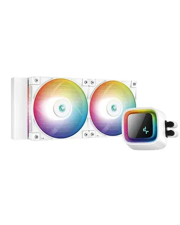 Deepcool LS520 SE WH 240mm All-in-One Liquid CPU Cooler - White (R-LS520-WHAMMM-G-1)