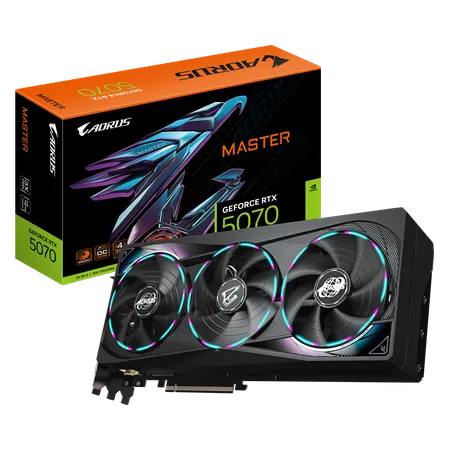 Gigabyte AORUS GeForce RTX 5070 Master 12GB GDDR7 Graphic Card GV-N5070AORUS M-12GD