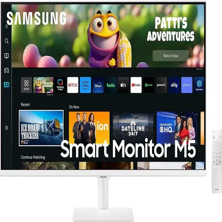 SAMSUNG M5 LS32DM500EWXXL 32 Inch FHD 60Hz VA Panel 72% SRGB 4MS Adaptive Sync Gaming Monitor