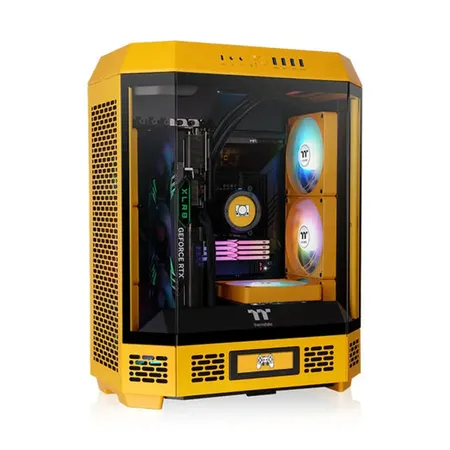 Thermaltake The Tower 600 Bumblebee Edition Tempered Glass Mid Tower ATX Computer Case