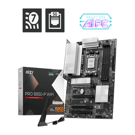 MSI PRO B850-P WiFi 7 DDR5 ATX Motherboard