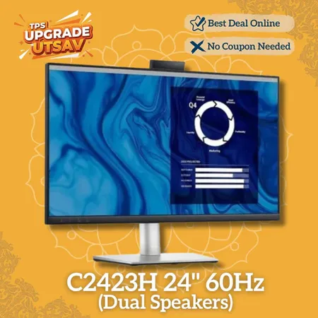 Dell C2423H 24" 60Hz FHD IPS Conferencing with Dual Speakers Monitor