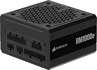 CORSAIR RM1000e Fully Modular Low-Noise ATX Power Supply - ATX 3.1 & PCIe 5.1 Compliant - 105°C-Rated Capacitors - Cybenetics Gold Efficiency