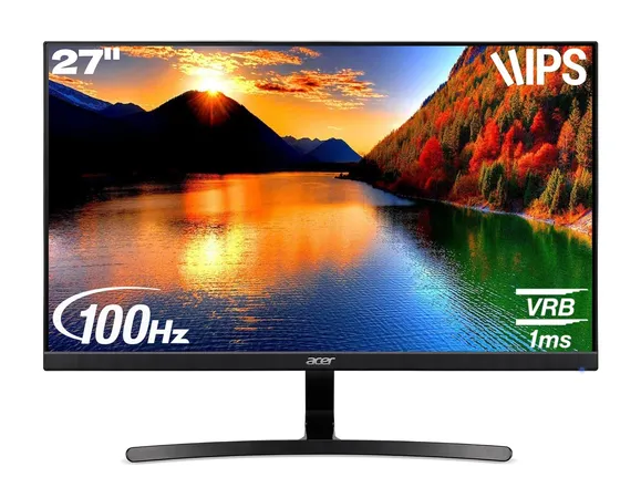 ACER K273QBE 27 INCH IPS FULL HD LCD MONITOR WITH LED