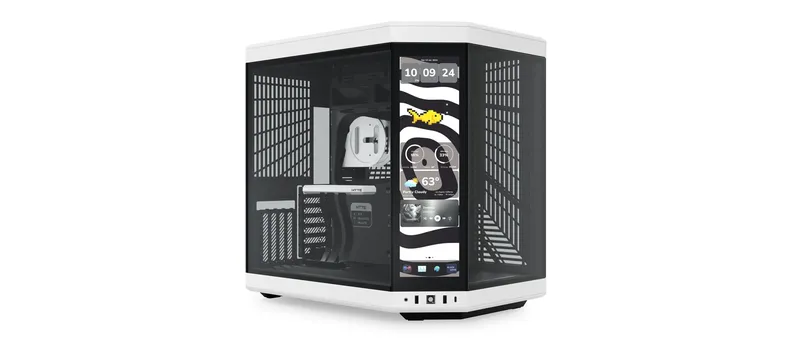 Hyte Y70 Touch Infinite White E-ATX Mid Tower Case