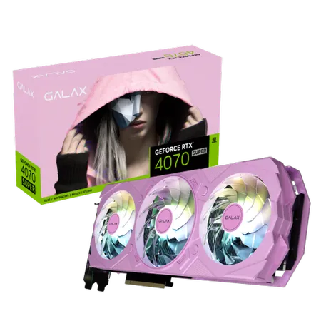 GALAX GeForce RTX 4070 Super EX Gamer Pink (1-Click OC) 12GB Nvidia Graphic Card