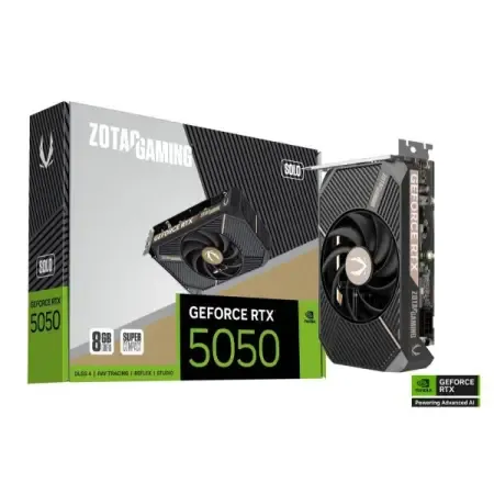 ZOTAC GeForce RTX 5050 SOLO 8GB GDDR6 Graphic Card
