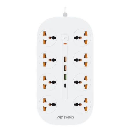 Ant Esports PS831 Power Strip with USB Ports...