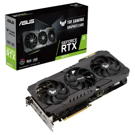 Asus TUF Gaming GeForce RTX 3070 Ti OC Edition 8GB GDDR6X Graphics Card TUF-RTX3070TI-O8G-Gaming