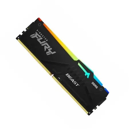 Kingston Fury Beast RGB 16GB DDR5 5600MHz CL40 DIMM Gaming Desktop Memory - White