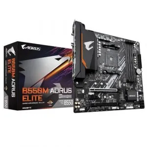 GIGABYTE B550M AORUS ELITE AX WiFi Ultra Durable AMD AM4 Micro ATX DDR4 Motherboard